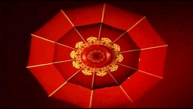 高清中国红喜庆好运灯笼背景视频视频的预览图